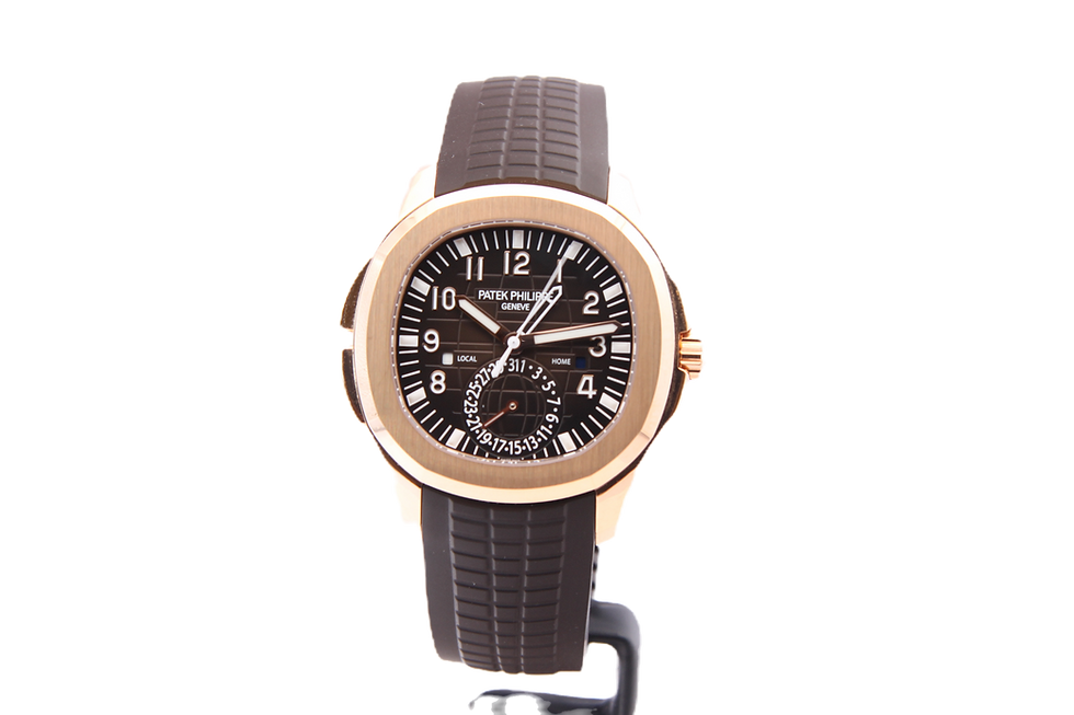 Patek Philippe Aquanaut Travel Time 5164R Full Set 2019 Monaco front