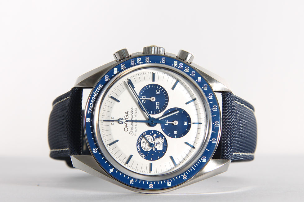 Miniature : Omega Speedmaster Snoopy 310.32.42.50.02.001 Full Set 2023 Monaco sideways