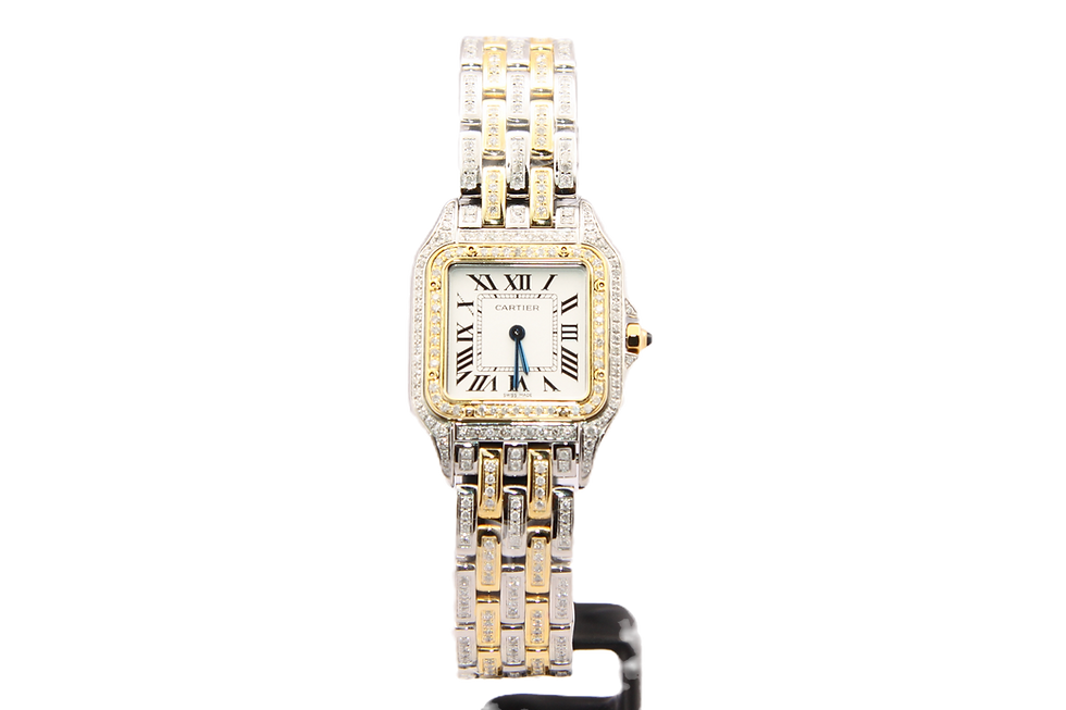 Cartier Panthère Medium Iced Out W2PN0007 Full Set 2026 Monaco front