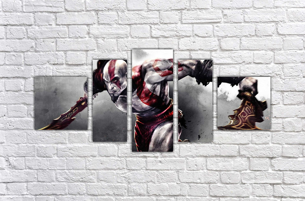 KIT 5 QUADROS PARA DECORAÇÃO - EM MOSAICO