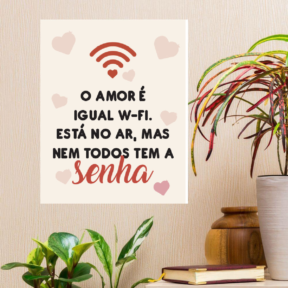 QUADRO PARA DECORAÇÃO - FRASE