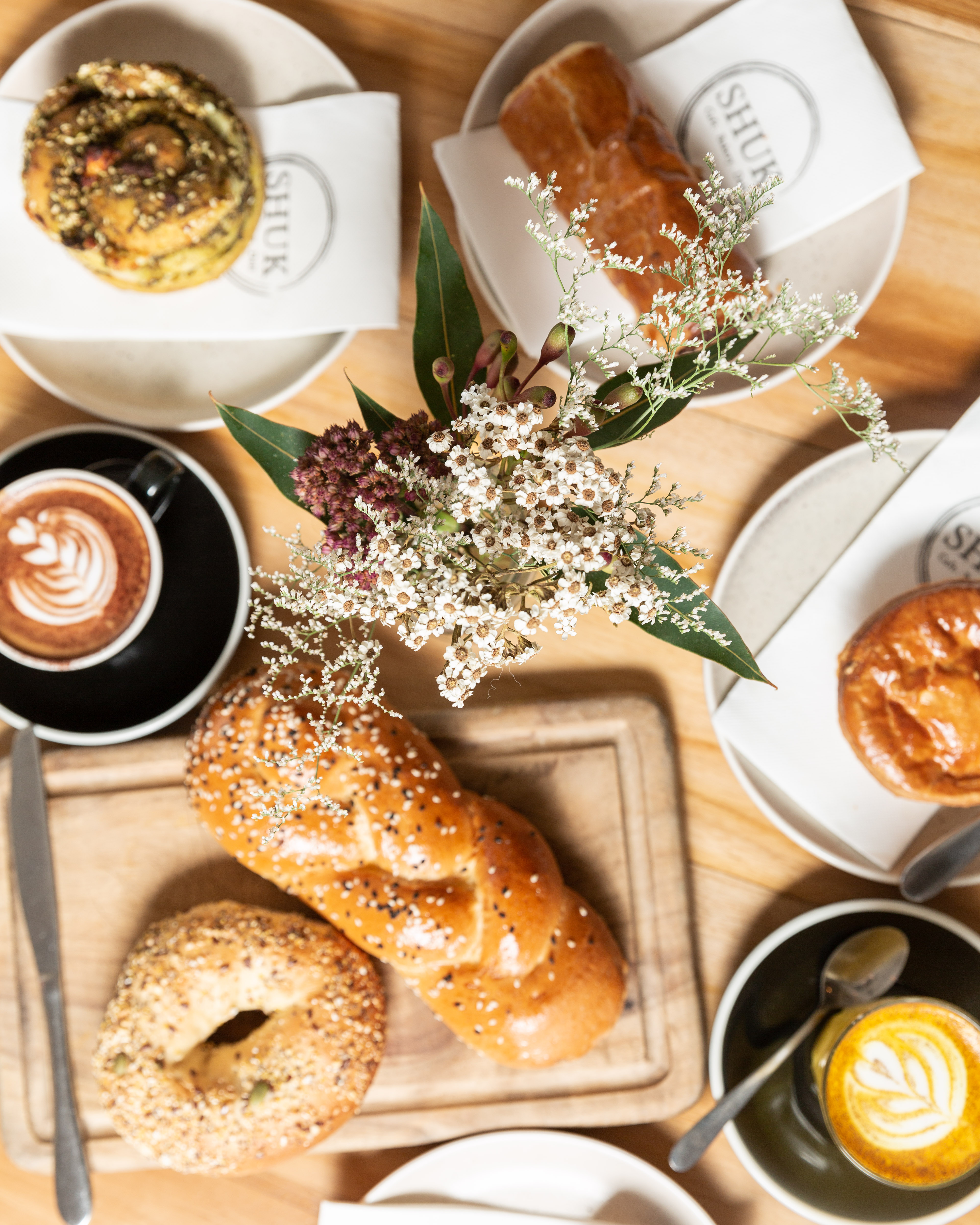 Arranged Food and Objects