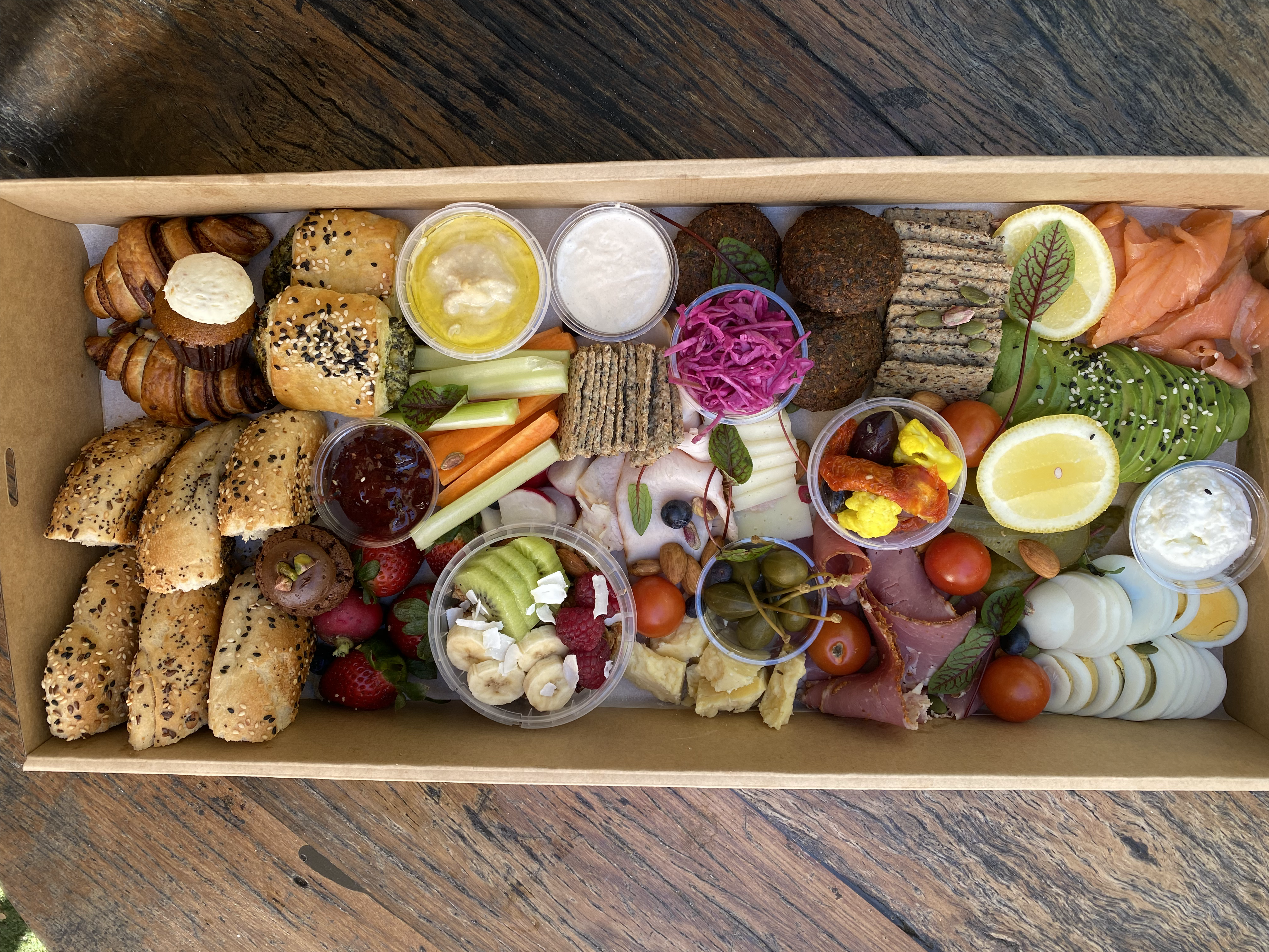 Arranged Food and Objects