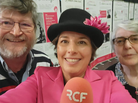 Solène Vassal au micro de RCF Nice Côte d'Azur