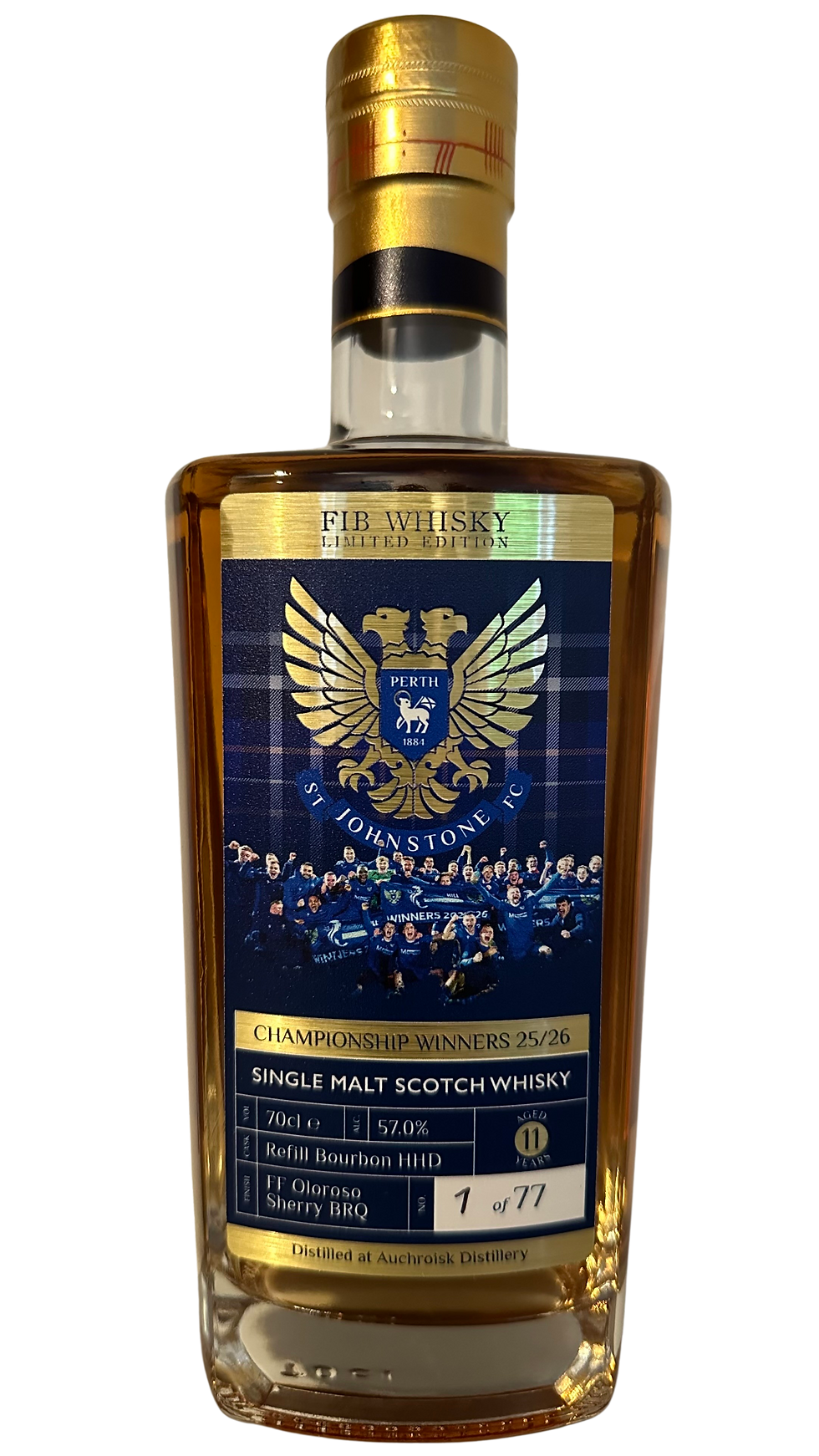 Thumbnail: Official St. Johnstone Championship Winners // Auchroisk 11YO // Oloroso Finish