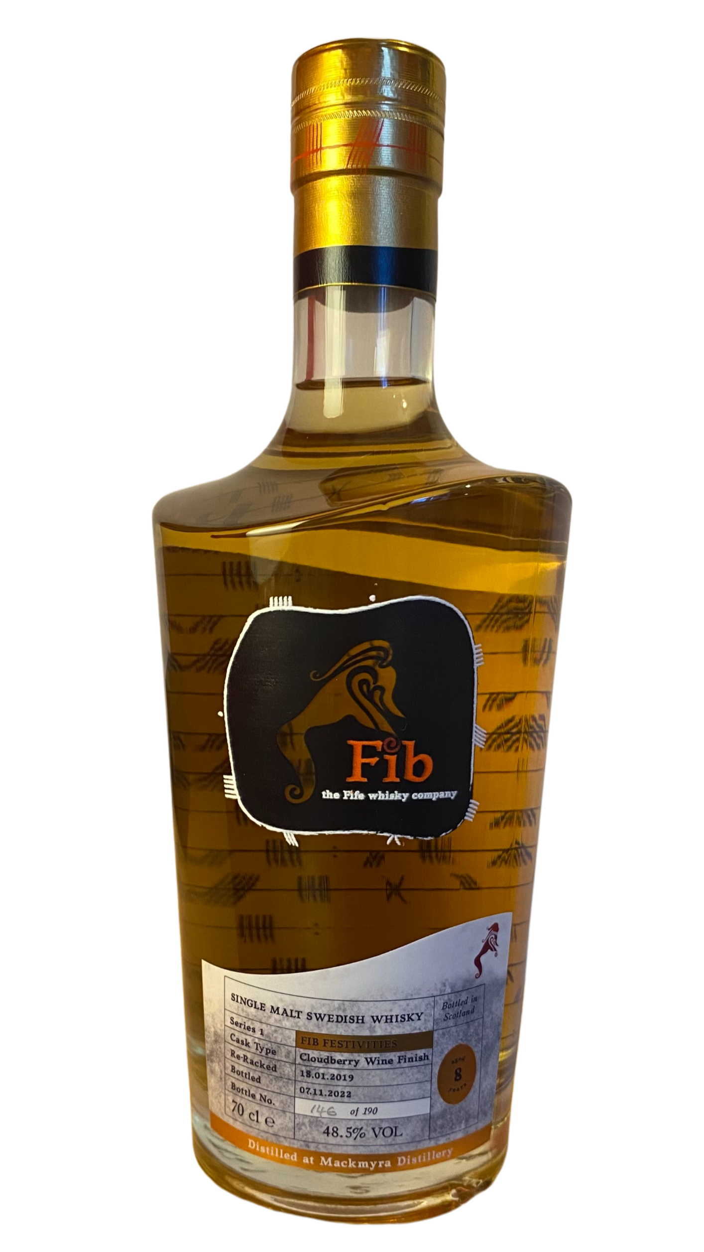 Mackmyra 8 Years Old // Cloudberry Wine Finish // Fib Festivities Series 1