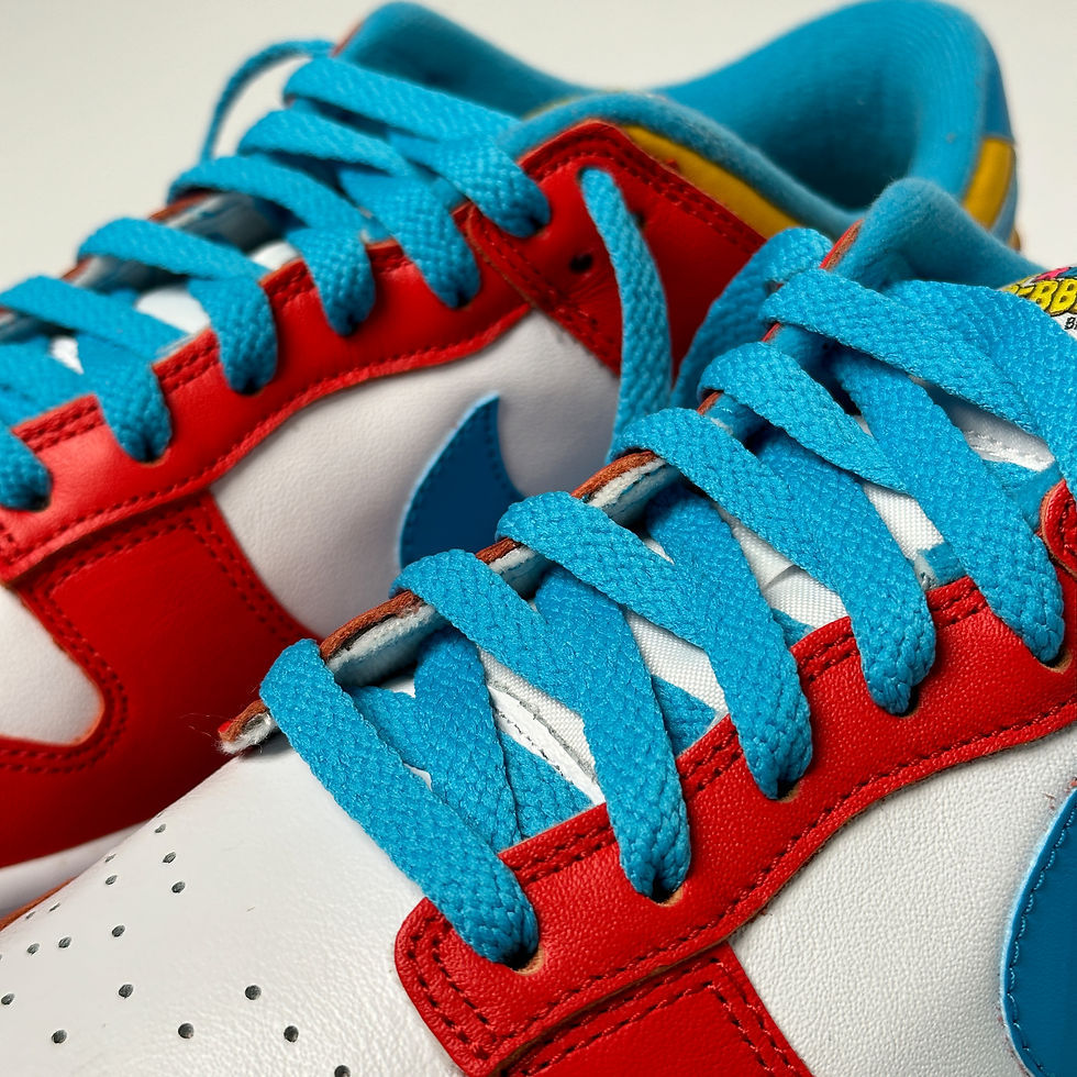 Thumbnail: AllABOVE.vintagelaces -powderblue- flat shoelaces 8mm