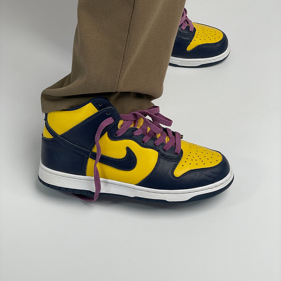 Thumbnail: AllABOVE.faded85s -grape- Flat Shoelaces 8mm