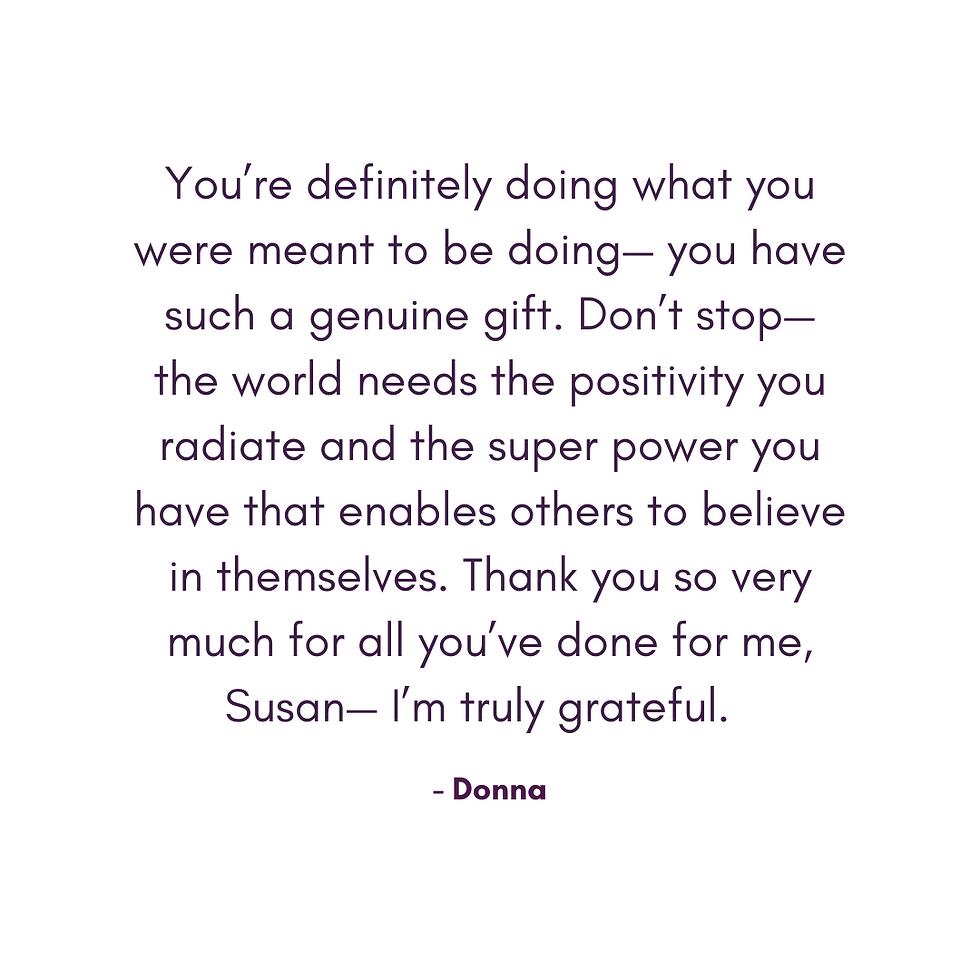 Susan Crawford Client Love