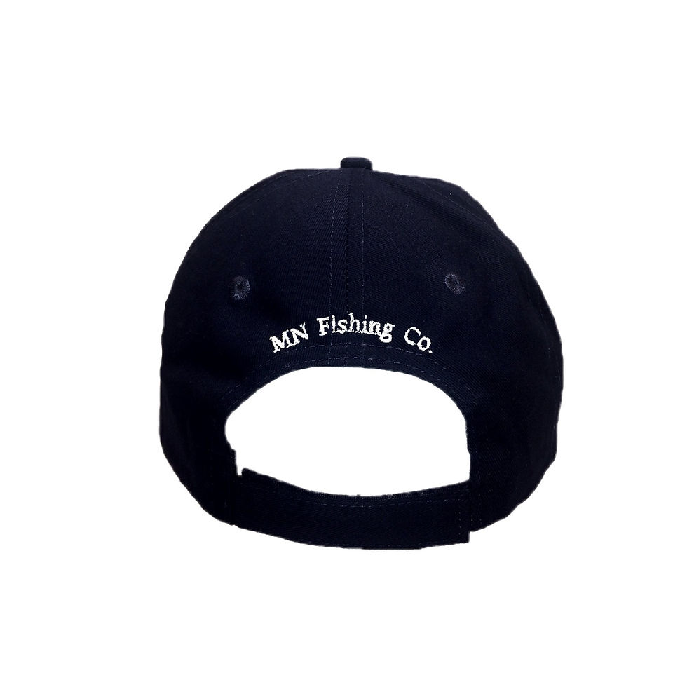 Thumbnail: White/Navy Blue MN Hook Cap (Unstructured)
