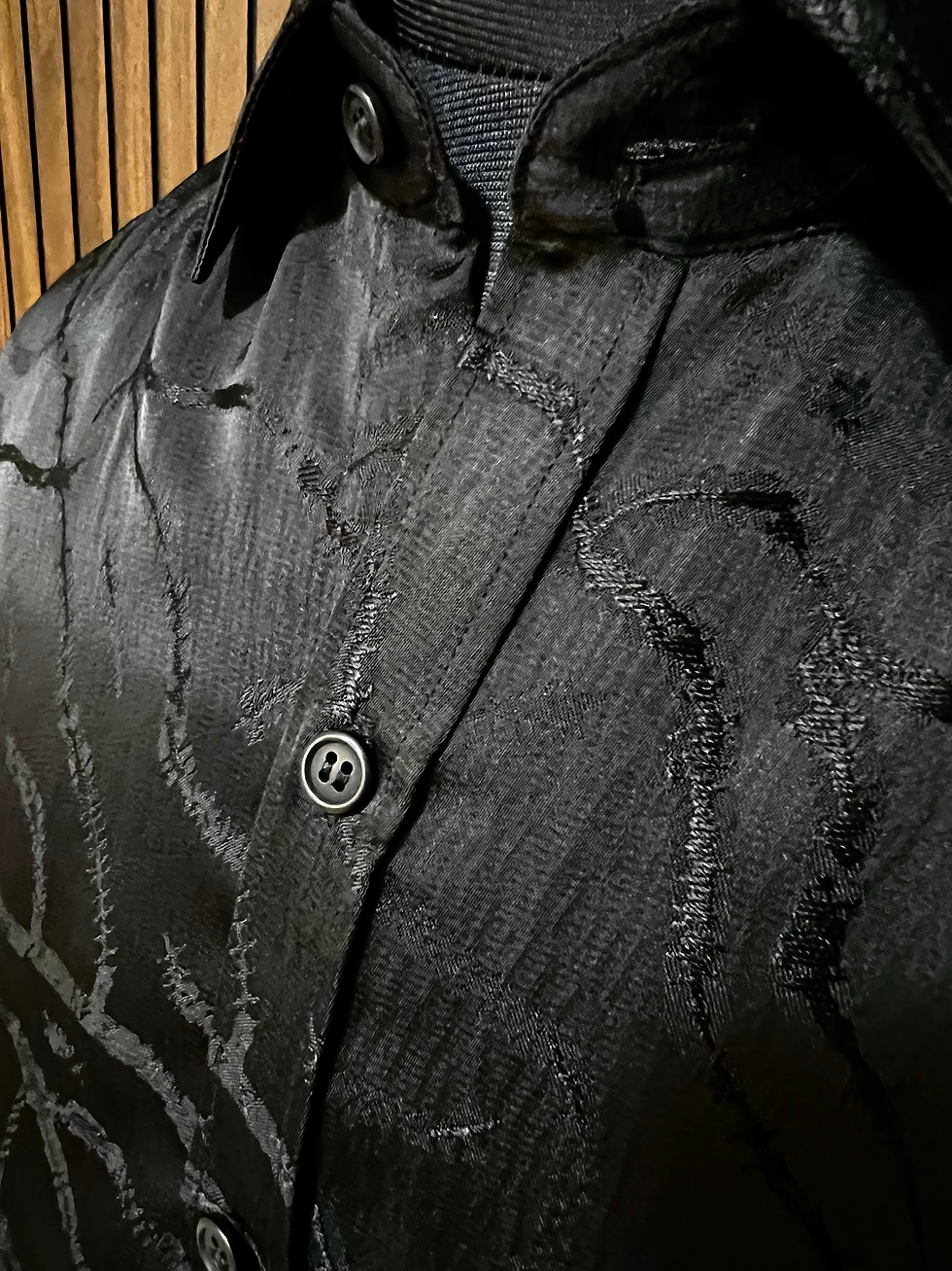 Benzaud Exclusive Black Crack Anti-Iron Shirt