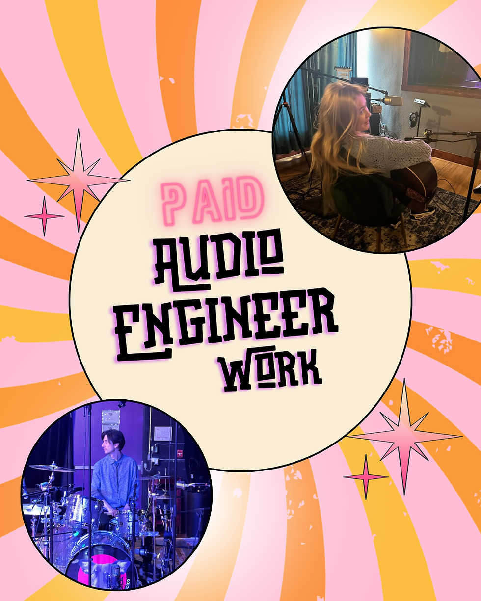 Audio Engineer Intrenship