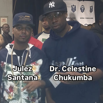 Rapper Juelz Santana and Atlanta Digital Marketing Consultant Dr. Celestine Chukumba