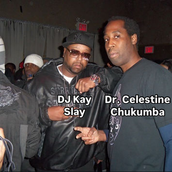 DJ Kay Slay Kennedy and Atlanta Digital Marketing Consultant Dr. Celestine Chukumba