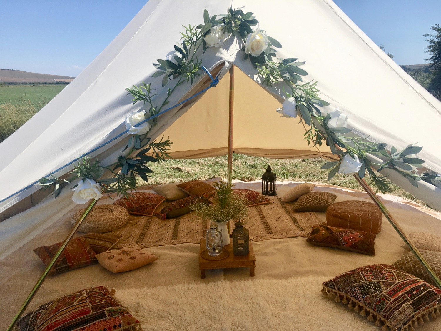 brightonbelltents Bell Tent Hire Sussex, Kent & Surrey Giant tipis