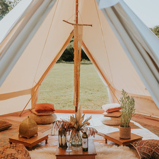 Chill out bell tent