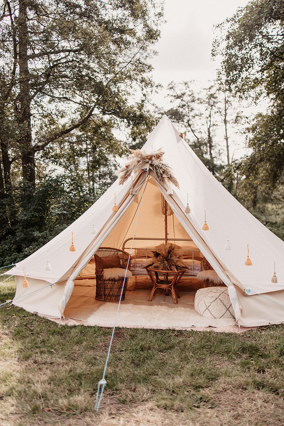 Wedding bell tent