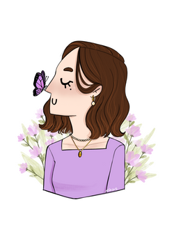 purple butterfly