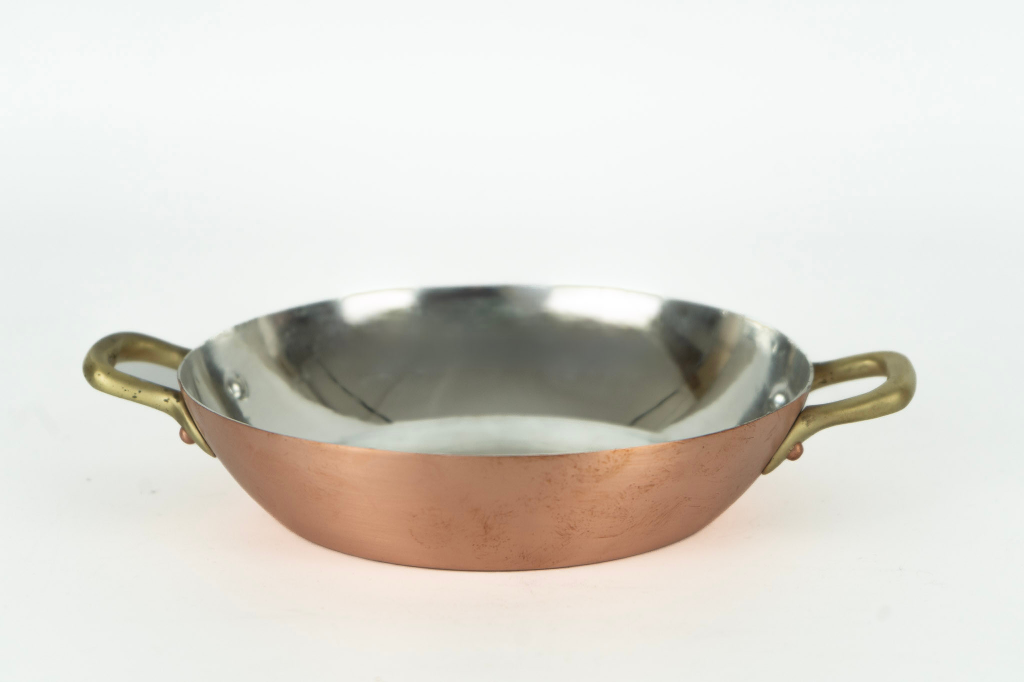 Copper dish / cassolette - New Tin - Lecellier Villedieu, marque déposée