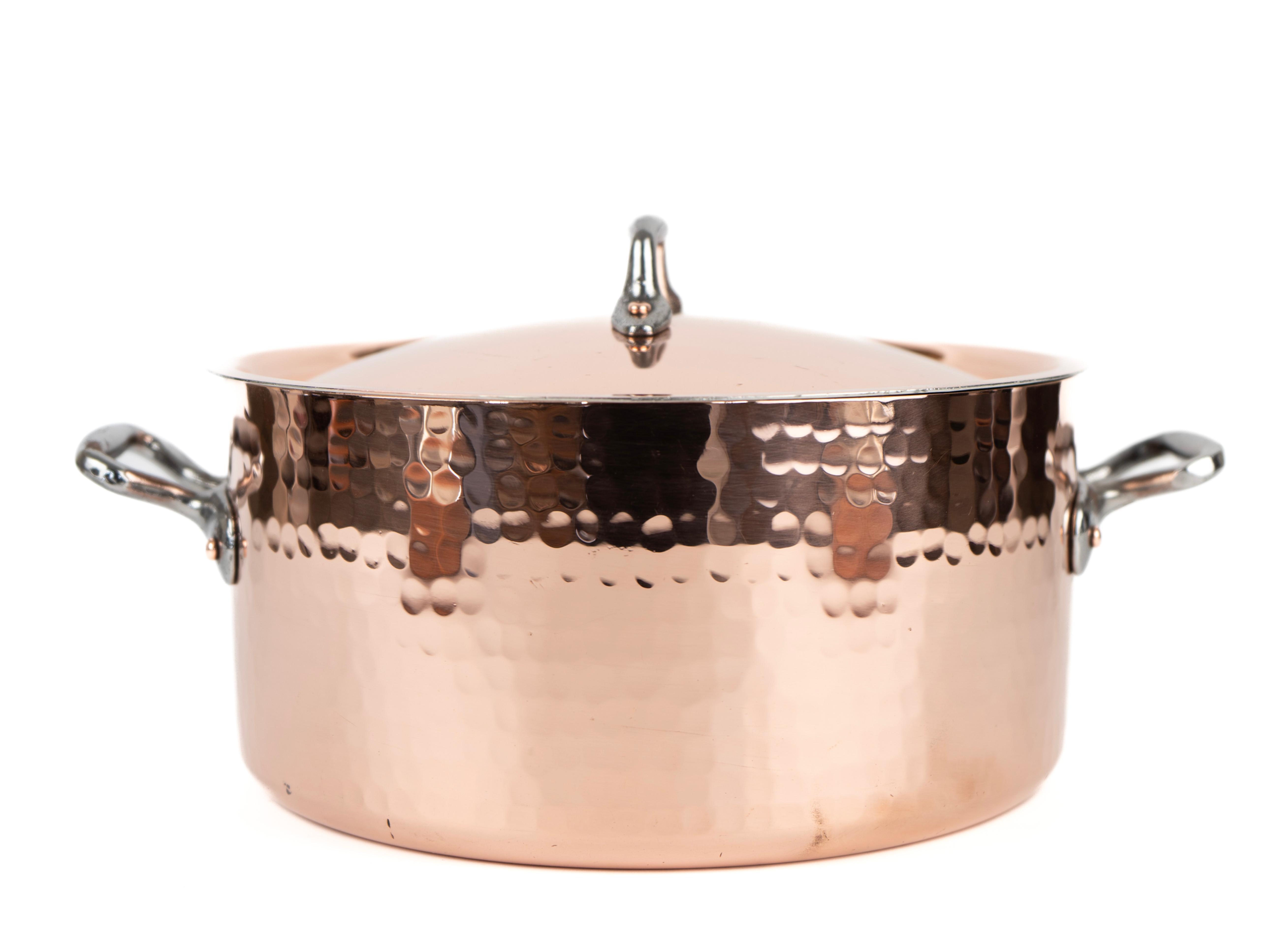 hammered Havard Copper pan / faitout