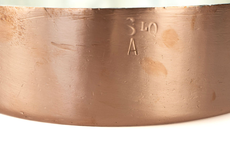 Thumbnail: Rare Antique E. Dehillerin Rondeau – Circa 1895–1910 – 8kg – 36cm – 4mm Copper –