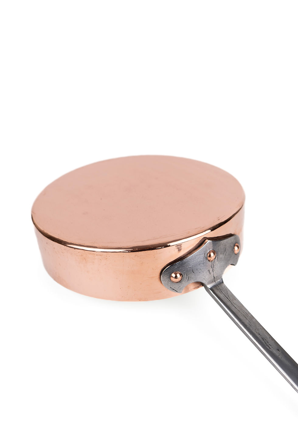Thumbnail: Copper Saute Pan with lid (sauteuse)