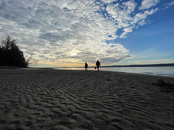 Beautiful can beach near Gig Harbor