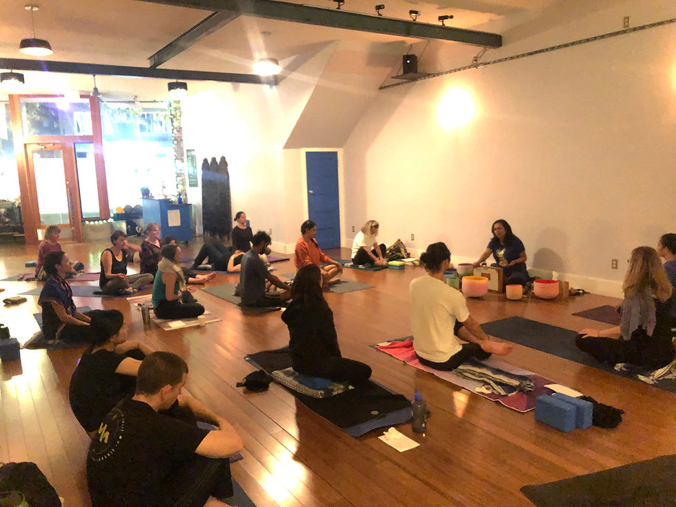 singing bowls of sound bath