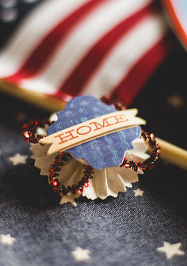 Fourth of July Pin