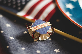 Fourth of July Pin