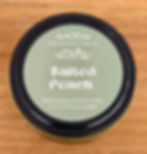 Thumbnail: Salted Peach 8 oz soy candle lid with ArtOfFire branding.