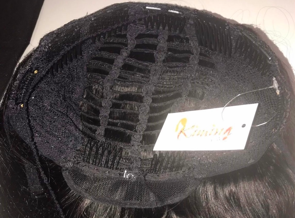 Thumbnail: half wig Brazilian Body wave 18 inches