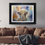 Thumbnail: Moona Lisa original highland cow oil painting by Ben Goymour, featured above a brown velvet sofa, blending earthy tones