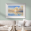 Thumbnail: Holding the Light coastal print by Ben Goymour in a white frame above a cream sofa, styled with neutral decor