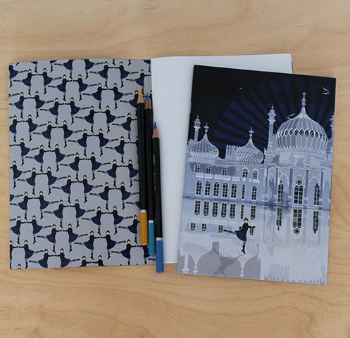 Thumbnail: Brighton Coastal A5 Notebook set of 4