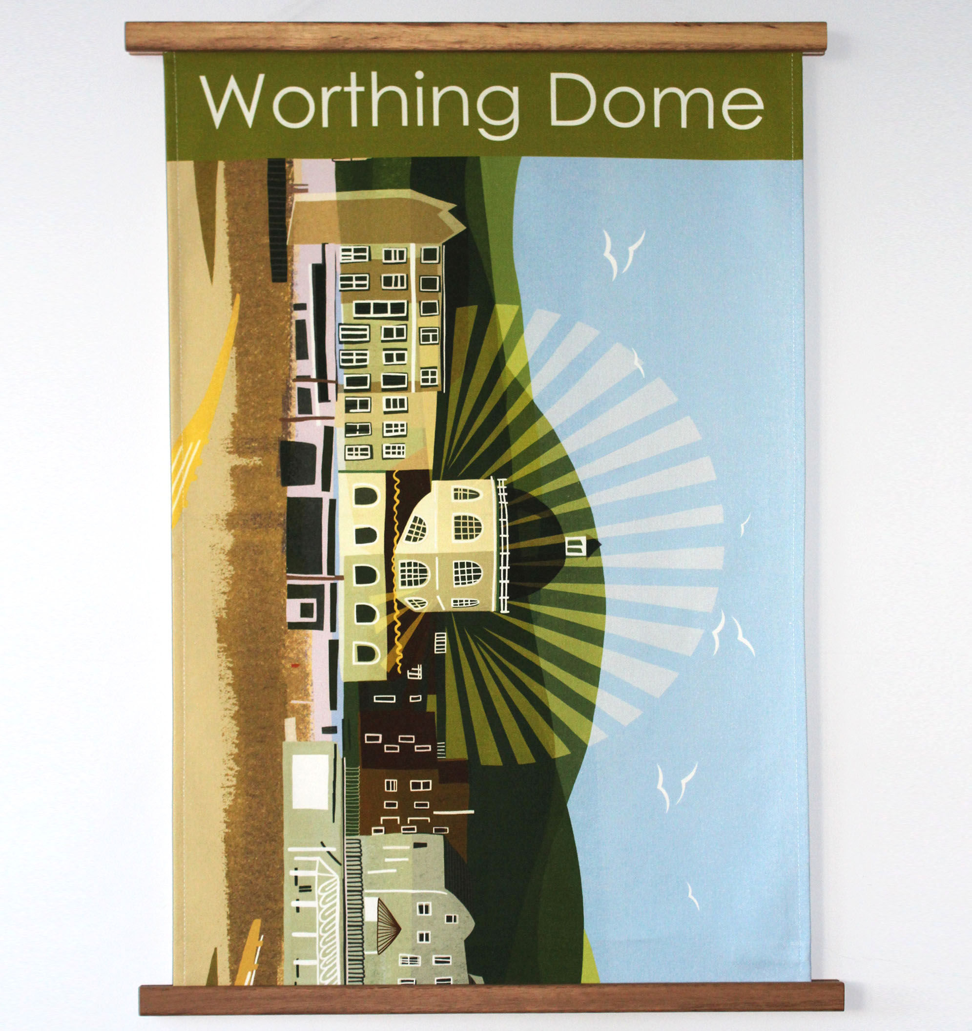 Worthing Dome Teatowel