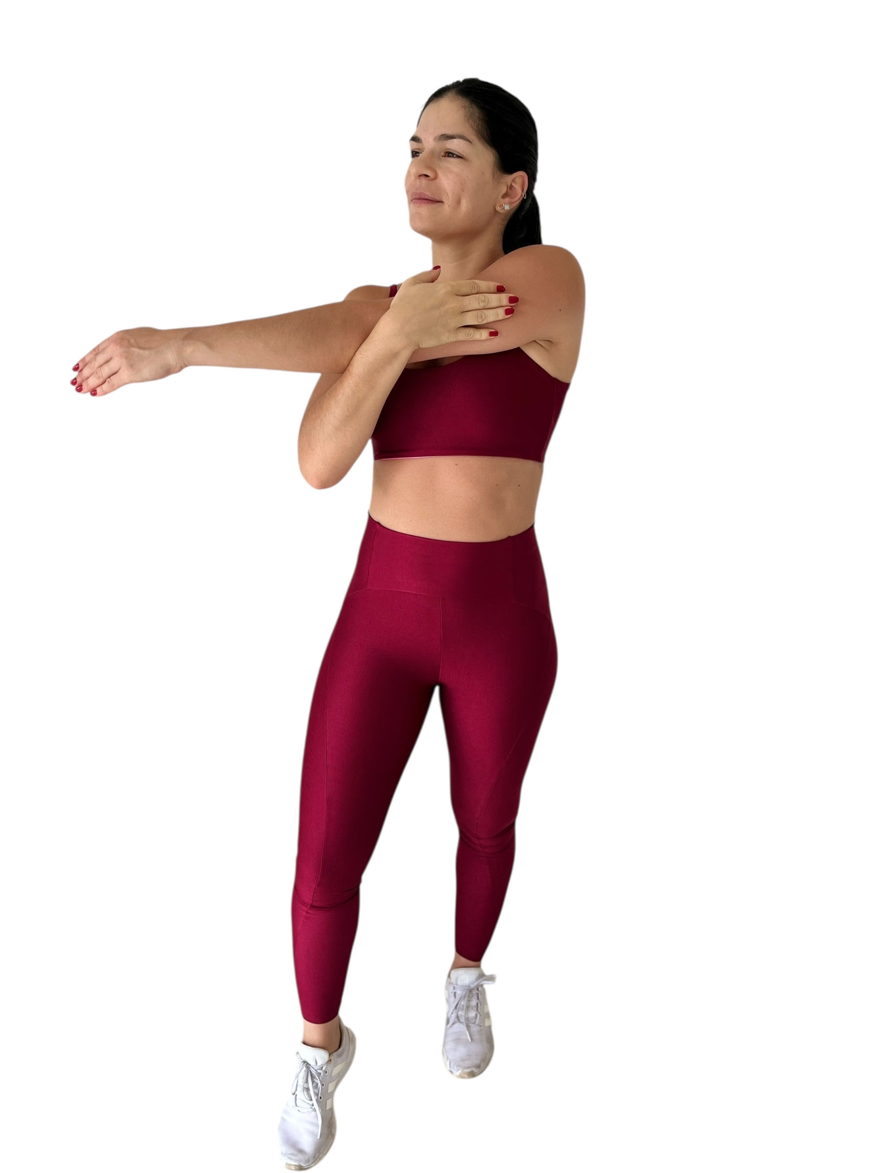 Conjunto legging Shape - Carmin