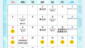 7月の予定