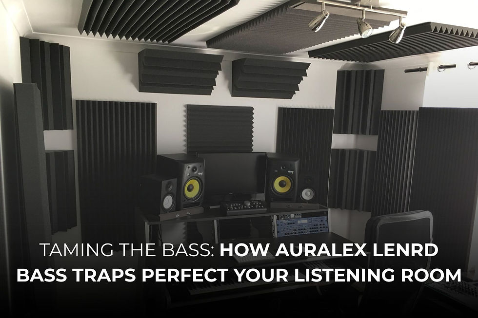 Taming the Bass: How Auralex LENRD Bass Traps Perfect Your Listening Room