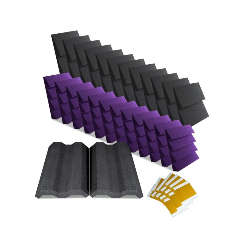 Thumbnail: Auralex D24 Roominator™ Kit – Designer Series Complete Acoustic Treatment | Quality Home Technologies