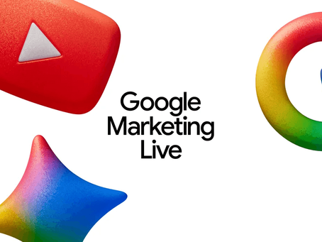 Google Marketing Live Promotional Banner Poster