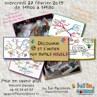 Atelier "Découvrir et s'initier aux outils visuels"
mercredi 27 février 2019 de 14h00