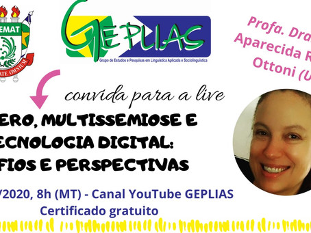 Palestra - Gênero, multissemiose e tecnologia digital: desafios e perspectivas