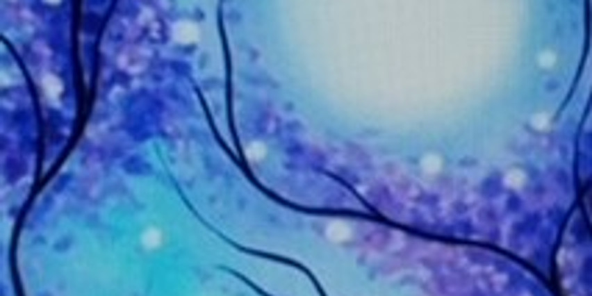 Purple Skyline-Painting with Shawnee