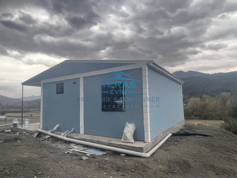 Küçük resim: 600 X 700 60m2 İÇ-DIŞ BETOPAN ÇATILI VERANDANLI BİRLEŞİMLİ KONTEYNER