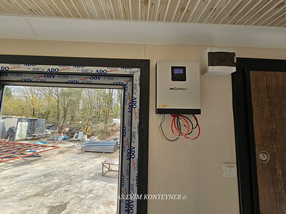 Küçük resim: 225 x 700 RÖMORKLU PLAKALI RUHSATLI GÜNEŞ PANELLİ DIŞ AHŞAP DESEN FUGALI BETOPAN