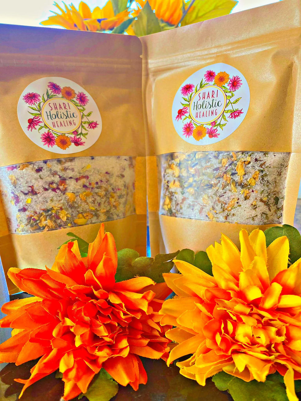 Elevate Your Soul with Shari Holistic Healing Calendula Bath Soaks