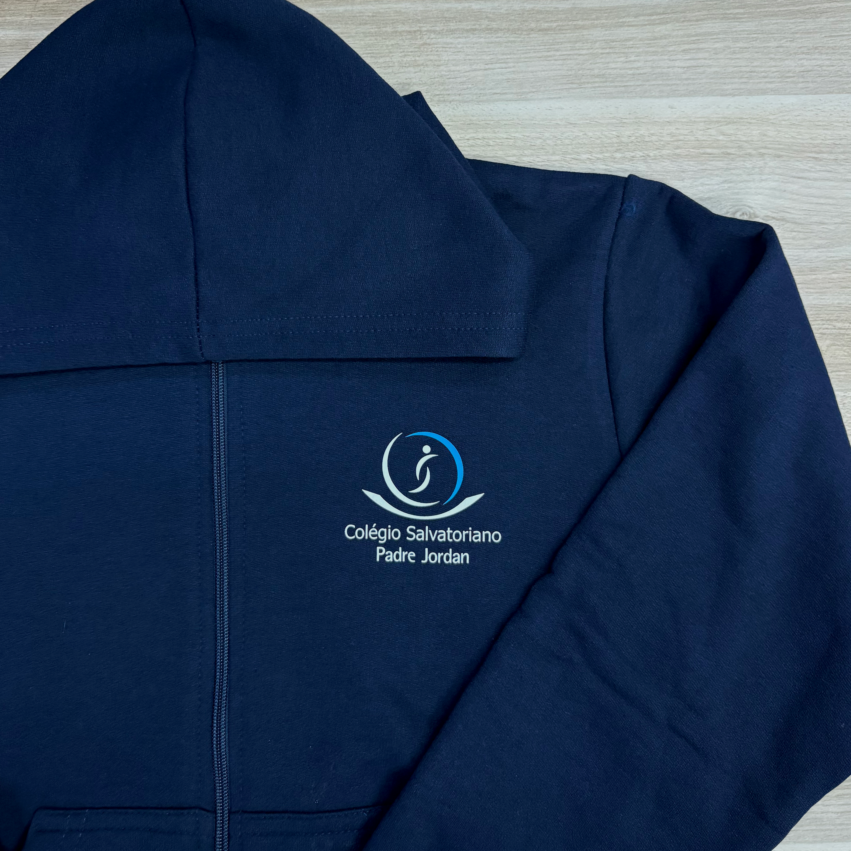 Casaco de Moletom com Zíper Azul Marinho | PE Jordan
