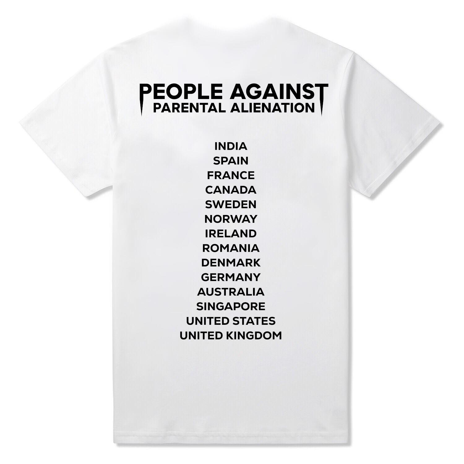 White PAPA World 'Tour' T-Shirt