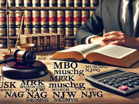 Die wichtigsten juristischen Abkürzungen – Teil 3: M bis N
